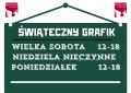 Świąteczne goziny otwarcia