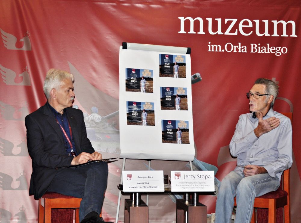 Polski sierpień wspominał w muzeum Jerzy Stopa