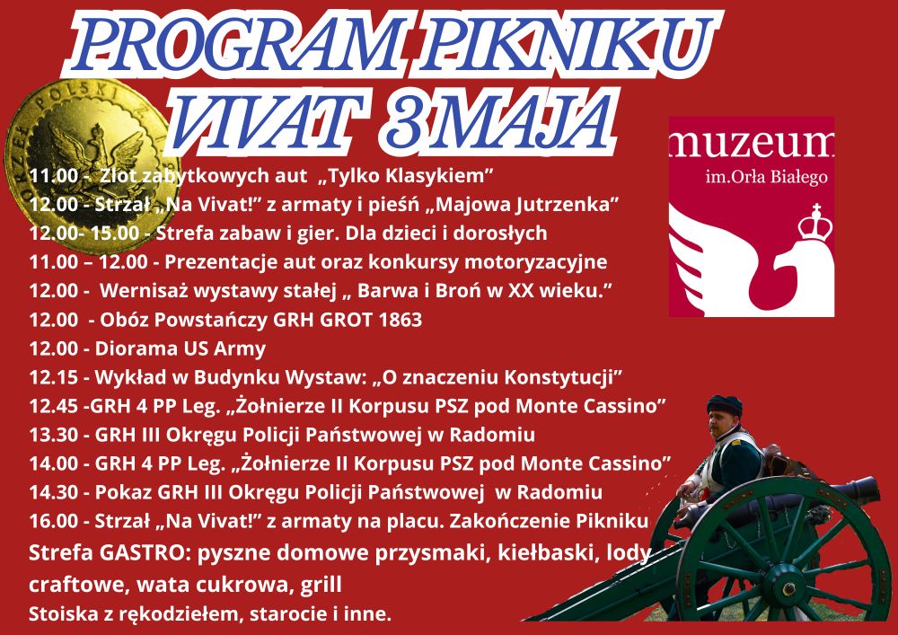 Piknik "Vivat 3 Maja" - Program