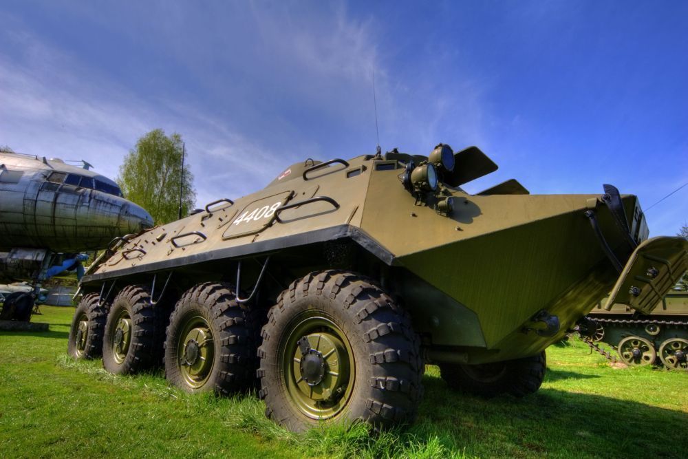 Przejażdżdki BTR-em  w sierpniu