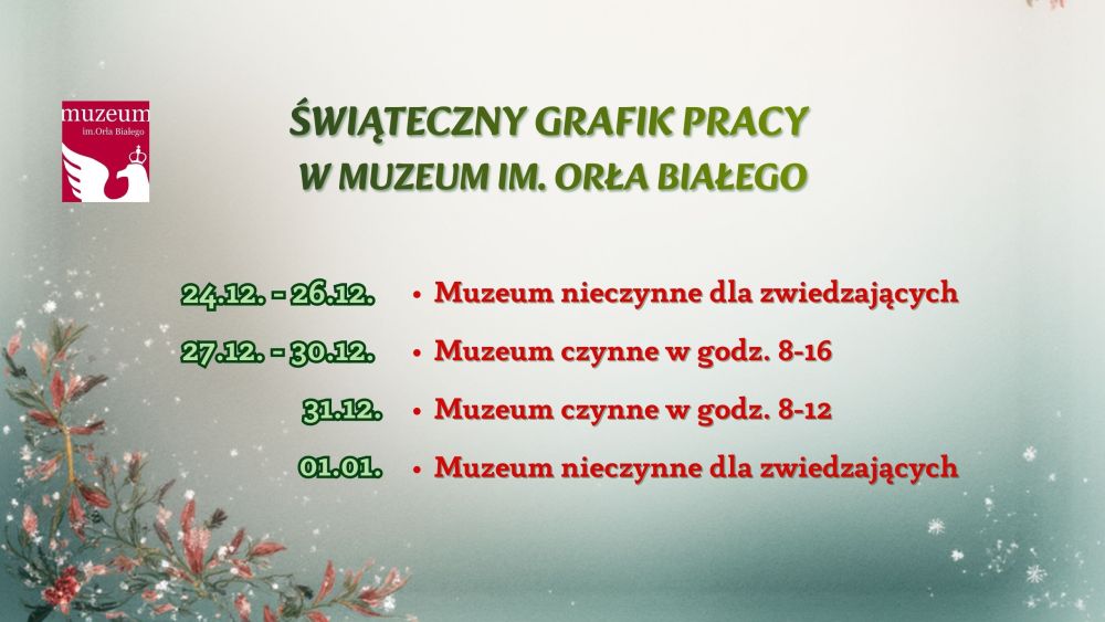 Świąteczny grafik
